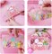 24pcs Small Easter Baskets Easter Paper Treat Boxe Cute Bunny Paper Baskets with Handles for Egg Hunt Game School Classrooms Party Favors Decoration